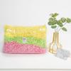 Bobobag - 1LB Easter Crinkle Cut Paper Shred Filler Recyclable Gift Wrap confetti Raffia Grass Shred Paper for Easter Baskets Filler Creative Eggs Decor (Yellow/Green/Pink) view 4