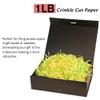 Bobobag - 1LB Easter Crinkle Cut Paper Shred Filler Recyclable Gift Wrap confetti Raffia Grass Shred Paper for Easter Baskets Filler Creative Eggs Decor (Yellow & Green) view 2