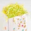 Bobobag - 1LB Easter Crinkle Cut Paper Shred Filler Recyclable Gift Wrap confetti Raffia Grass Shred Paper for Easter Baskets Filler Creative Eggs Decor (Yellow & Green) view 3