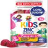 Zinc Gummies for Kids - Chewable Zinc Gummy Supplement for Children Immune Support - Low Sugar Natural Antioxidant Non-GMO Vitamin Chewables for Toddlers & Teens - 60 Gummies view 1