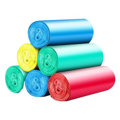 100pcs/5 Roll Garbage Bags 45x50cm Household Disposable Plastic Trash Bags Home Storage Bag 5-7 L Cleaning Waste Bag (Color : 5 rolls-blak, Size : 45x50cm)