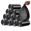 100pcs/5 Roll Garbage Bags 45x50cm Household Disposable Plastic Trash Bags Home Storage Bag 5-7 L Cleaning Waste Bag (Color : 5 rolls-blak, Size : 45x50cm) view 2