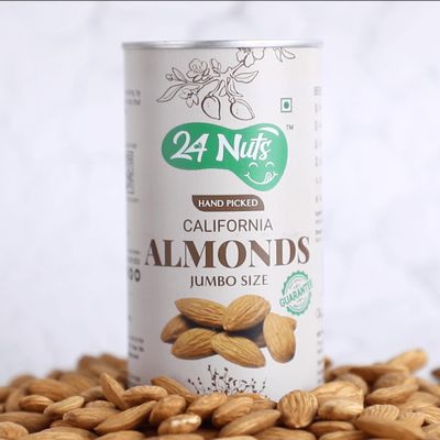 Amazon Brand - 24 Nuts Whole Raw Almonds, 8 ounce (Pack of 1)