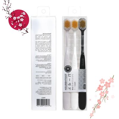 LuminaLife Adult Soft Wide Head Manual Toothbrush (3 Sets per Box), Wide Head Soft Head Technology Toothbrush for The Full Range of Tooth and Gum Care