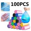 100Pcs Disposable Trash Pouch Kitchen Bathroom Wastebasket Waste Biodegradable Cleaning Tools Random Color Garbage Bag view 3