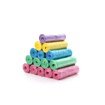 100Pcs Household Disposable Separate Trash Pouch Kitchen Storage Garbage Bags Cleaning Waste Bag Plastic Bag 5 Rolls (Color : Black, Size : 45x50cm)
