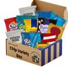 Assorted Chips Variety Pack  50 Count Snack Box with Potato Chips, Pretzels, Popcorn, and Crunchy Snacks  Individually Wrapped for School, Office, and Travel Assembled by Bussin Boxes view 1