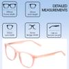 Calabria PRIVE Show Off Single Round Reading Glasses +1.75 Crystal Amethyst Pink Women view 2