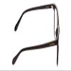 Calabria PRIVE Lolita Cat-Eye Blue Light Blocking Reading Glasses +0.50 Gloss Caviar Black/Rose Gold Women view 2