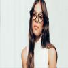 Calabria PRIVE Lolita Cat-Eye Blue Light Blocking Reading Glasses +0.50 Gloss Caviar Black/Rose Gold Women view 3