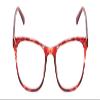 Calabria PRIVE Shawn Panthos Blue Light Blocking Reading Glasses +1.00 Crystal Cherry Red Tortoise Havana Women view 2
