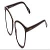 Calabria PRIVE Lolita Cat-Eye Blue Light Blocking Reading Glasses +1.00 Gloss Caviar Black/Rose Gold Women view 1