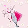 Pink Diamond Ring BPA-Free Plastic Silly Straws - 12 Pc view 3