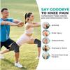 Knee Braces for Knee Pain Women & Men - 2 Pack Knee Brace for Knee Pain Set, Knee Brace Compression Sleeve, Knee Support for Knee Pain Meniscus Tear, ACL & Arthritis Pain Relief - Knee Sleeves view 2