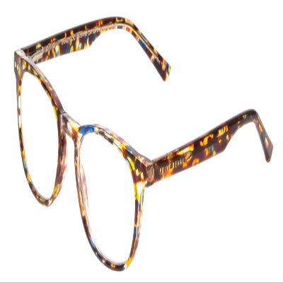 Calabria PRIVE Show Off Single Round Reading Glasses +7.00 Toffee Orange Brown Women