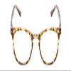Calabria PRIVE Show Off Single Round Reading Glasses +7.00 Toffee Orange Brown Women view 3