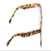 Calabria PRIVE Show Off Single Round Reading Glasses +7.00 Toffee Orange Brown Women view 4