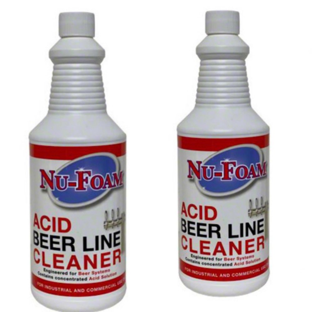 Nu-Foam Beer Line Cleaner- Acid- 2 Quarts