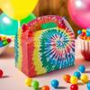 Fun Express Tie Dye Favor Boxes - 12 Pc view 4