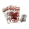 BASHOUT 100 Piece Football Party Favor Bags - Cellophane Candy Treat Bags for Football Theme Party - With Twist Ties view 2