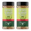Fire & Smoke Society Potato Slayer Vegetable Seasoning | BBQ Seasonings and Rubs for Grilling | Potato & French Fry Seasoning | Mix Blend Rub Powder, Garlic, Onion, Herb Flavor | XL (2 Pack) view 1
