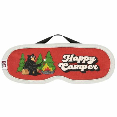 LazyOne Women's Cotton Face Mask for Sleep, Washable Sleeping Mask for Adults, Bear (Happy Camper)