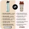 Asbirg Fitness | 24 oz Glass Protein Shaker Bottle  BPA-Free, Leakproof Lid, Stainless Steel Mixing Ball & Silicone Sleeve  Gym Shaker for Smoothies, Shakes & Pre-Workout  Pastel Green view 4