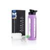 Asbirg Fitness | 24 oz Glass Protein Shaker Bottle  BPA-Free, Leakproof Lid, Stainless Steel Mixing Ball & Silicone Sleeve  Gym Shaker for Smoothies, Shakes & Pre-Workout  Pastel Purple view 1