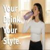 Asbirg Fitness | 24 oz Glass Protein Shaker Bottle  BPA-Free, Leakproof Lid, Stainless Steel Mixing Ball & Silicone Sleeve  Gym Shaker for Smoothies, Shakes & Pre-Workout  Pastel Purple view 3