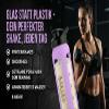 Asbirg Fitness | 24 oz Glass Protein Shaker Bottle  BPA-Free, Leakproof Lid, Stainless Steel Mixing Ball & Silicone Sleeve  Gym Shaker for Smoothies, Shakes & Pre-Workout  Pastel Purple view 4