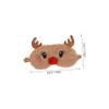 Beaupretty Super Soft Eye Mask 2 Pieces of Plush Eye Patch for Travel Sleep and Meditation view 2