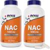 NOW Foods NAC 1,000 mg, 250 Tablets (Pack of 2), N-Acetyl-Cysteine Supplement, 1000mg (1 gram) per Tablet - Vegetarian, Non-GMO view 1