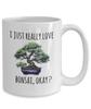 Bonsai Mug Gift For Bonsai Lover Bonsai Coffee Mug Bonsai Gift Ideas Gardening Gift For Women And Men Bonsai view 2