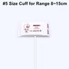 5PCS Disposable Veterinary Blood Pressure Cuff with BP 05 Connector for Animal, 8-15 cm Single Tube Replacement NIBP Neonate Cuff, #5 Size view 3