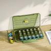 ALOSUTR Medication Lock Box with key, First Aid Key Box with Lock,medicine lock box with keyLock Box for MedicationLockable Medicine Storage Box,12 x7.6x 7.8 inches [Medium] view 3