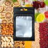 120 PCS Resealable Polyester Film Bags Smell Proof Mylar Bags for Food Storage Odor Proof Bags with Clear Window, Sealable Foil Packaging Zipper Pouches for Food Storage(Black, 2.4 X 4 Inch) view 4