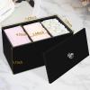 DELIPPLY Tampon Box for Bathroom, Tampons and Pads Storage Holder, Women Period Organizer Container, Black view 3