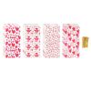 Jagrove Valentine Cellophane Treat Bags with Gold Twist Ties 100 Pieces Heart Print Plastic Bags Goodie Cookies Candy Bread Gift Bags for Valentine's Day Wedding Party Supplies view 1