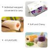 KWOLYKIM Mochi Rice Cake, Red Bean Flavor Asian Pastry Traditional Snack and Food Soft & Sweet Mochi Individually Packaging Dessert 360g/12.69oz (Pack of 6) view 3