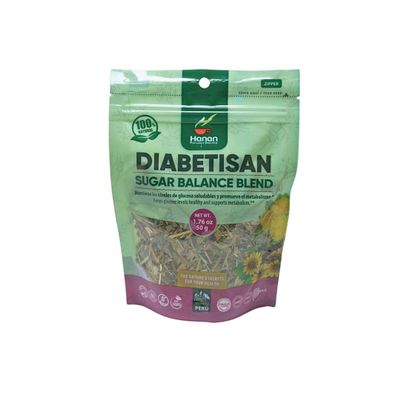 Hanan Peruvian Secrets Dia-betisan-Herbal Tea | 100% Natural S-ugar Balance | 1.76oz / 50g (5.3 Ounce (Pack of 3))