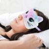 2 Pcs Plush Eye Mask Soft Sleeping Blindfold Eye Cover Comfortable Cute Animal Sleeping Mask Satin Nap Night Eyeshade Cover for Women Men Gift (Colorful, Cat Style) view 4