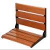 18" Folding Shower Seat Wall Mounted,Home Care Fold Down Wood Bench for Inside Shower view 1