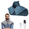 Winter Neck Heating Pad, 2024 New Electric Heating Pad for Neck and Shoulder Pain Relief, Heated Neck Wrap Back Heating Pad Shoulder Heating Pad Back Warmer Shoulder Back Heater (22.8x16.5in_Blue) view 1