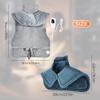 Winter Neck Heating Pad, 2024 New Electric Heating Pad for Neck and Shoulder Pain Relief, Heated Neck Wrap Back Heating Pad Shoulder Heating Pad Back Warmer Shoulder Back Heater (22.8x16.5in_Blue) view 2