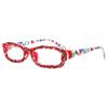 Rectangle Bling Rhinestone Reading Glasses For Women Blue Light Blocking Reader Computer Eyeglass Frame (Christmas, 1.75, x) view 3