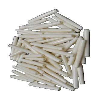 25 PCS White Bone Pipe Choker Beads S 2" #BD-6 Fast Free Supply