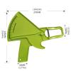 0-80mm Body Fat Measure Tester Analyzer Sebum Caliper Clamp Shaped Ruler Skinfold Test Instrument Measuring Tape (Color : Pink) view 2