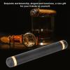 Pilipane Cigar Holder, Metal Portable Mini Single Cigar Moisturizing Tube Holder Case, Mini Metal Single Cigar Moisturizing Tube for Travel Elegant and for Long-Lasting Cigar Storage view 2