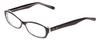 Calabria Soho 108 Oval Reading Glasses +7.00 Black/Clear Crystal Women view 1