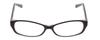 Calabria Soho 108 Oval Reading Glasses +7.00 Black/Clear Crystal Women view 2